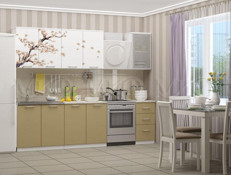 Кухонный Гарнитур Орхидея 1600/1700/1800/2000 мм