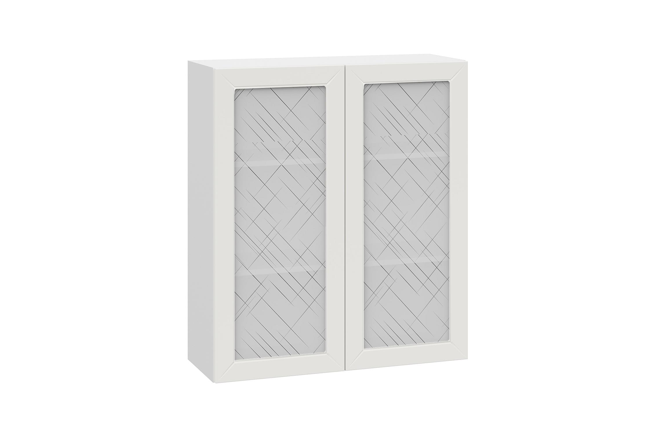 Грандис Ш800с 912 шкаф верхний высокий со стеклом