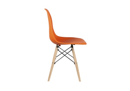 Стул обеденный Eames DSW оранжевый
