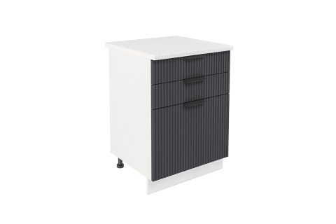 Норд Line ШН3Я 600 шкаф нижний с 3-мя ящиками