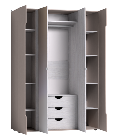 Шкаф для одежды и белья Brownie 777