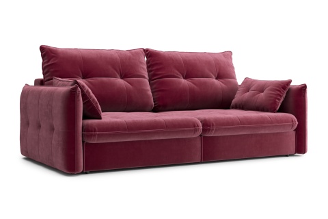 Диван тик-так Нортон бордовый