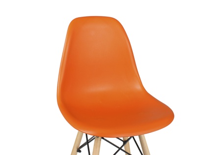 Стул обеденный Eames DSW оранжевый
