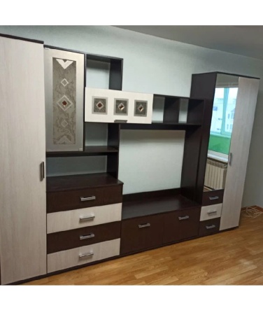 Стенка в гостиную Белла, венге