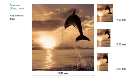 Шкаф-Купе 2-х Створчатый Тиффани Рамир Фотопечать Разные Цвета 1000/1200/1400/1500/1600//Разные Цвета
