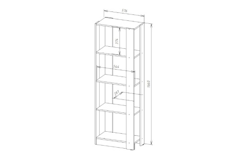 Стеллаж №3А венге
