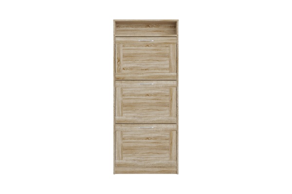 Тумба для обуви Сириус 3 ячейки сонома
