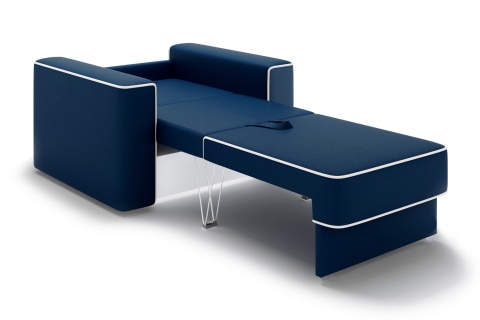 Кресло еврокнижка Берген темно-синее