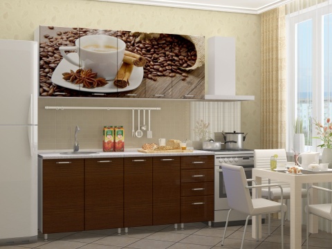 Кухонный Гарнитур Кофе 1600/1700/1800/2000 мм