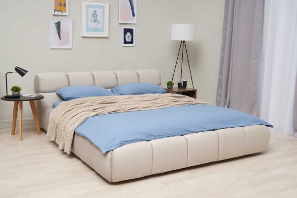 Кровать Рон Dream 1.6 м велюр бежевый