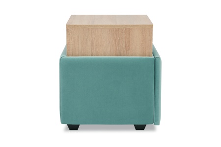 Тумба прикроватная Рон бирюзовый / сонома
