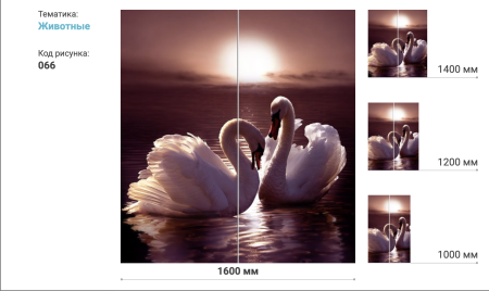 Шкаф-Купе 2-х Створчатый Тиффани Рамир Фотопечать Разные Цвета 1000/1200/1400/1500/1600//Разные Цвета