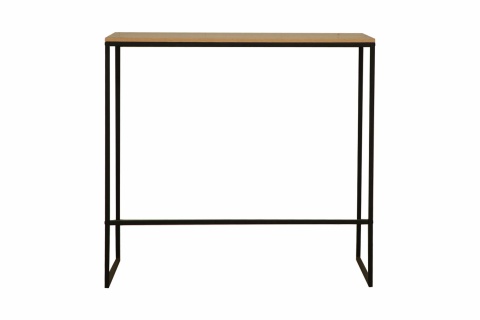 Стол обеденный Бемоль металл черный / дуб вотан 