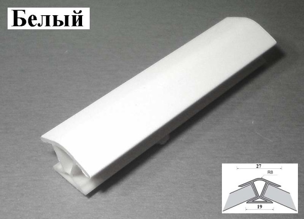 Угол соединительный 135 градусов белый