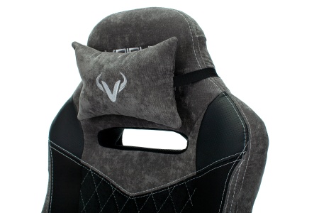 Кресло игровое Zombie Viking 6 Knight серое / черное