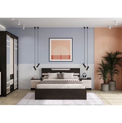 Кровать без основания Юнона Комби 160x200