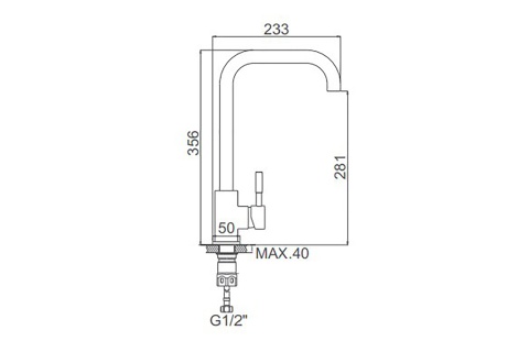 Смеситель Accoona A4490