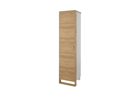 Пенал Сити бело-серый / дуб небраска