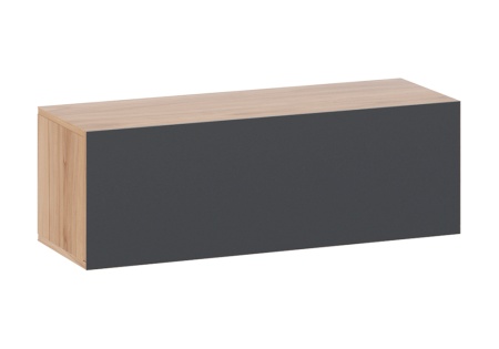 Шкаф навесной Глосс темно-серый
