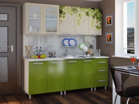 Готовая кухня Люкс 2.0 м, лоза