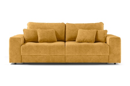 Диван еврокнижка Конте желтый